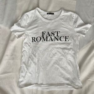 Zara Size Small flirty tee! Worn once